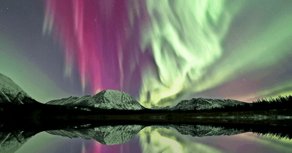 Northern Lights in Yukon Territory, Canada