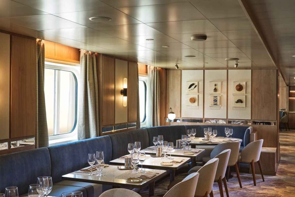 The SALT kitchen on the Silver Moon cruise ship in Alaska