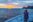 Viewing the sunset from the deck of the NG Venture small cruise ship in Alaska