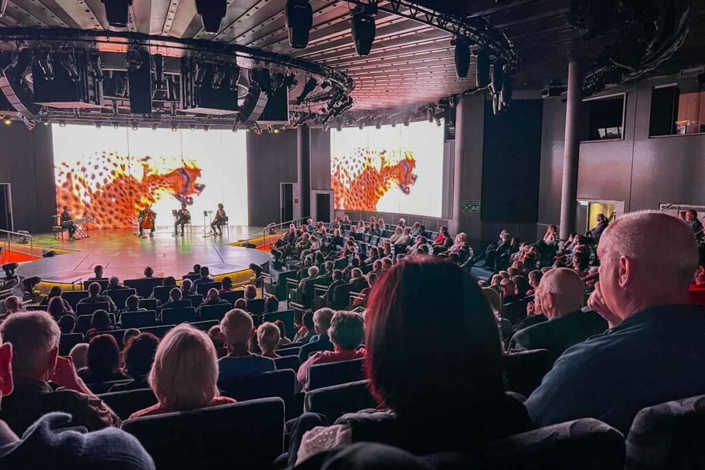 The World Stage on the Koningsdam cruise ship