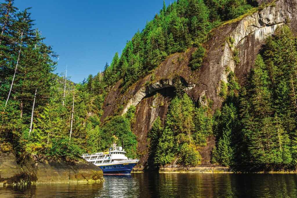 The NG Sea Bird small cruise ship in Alaska