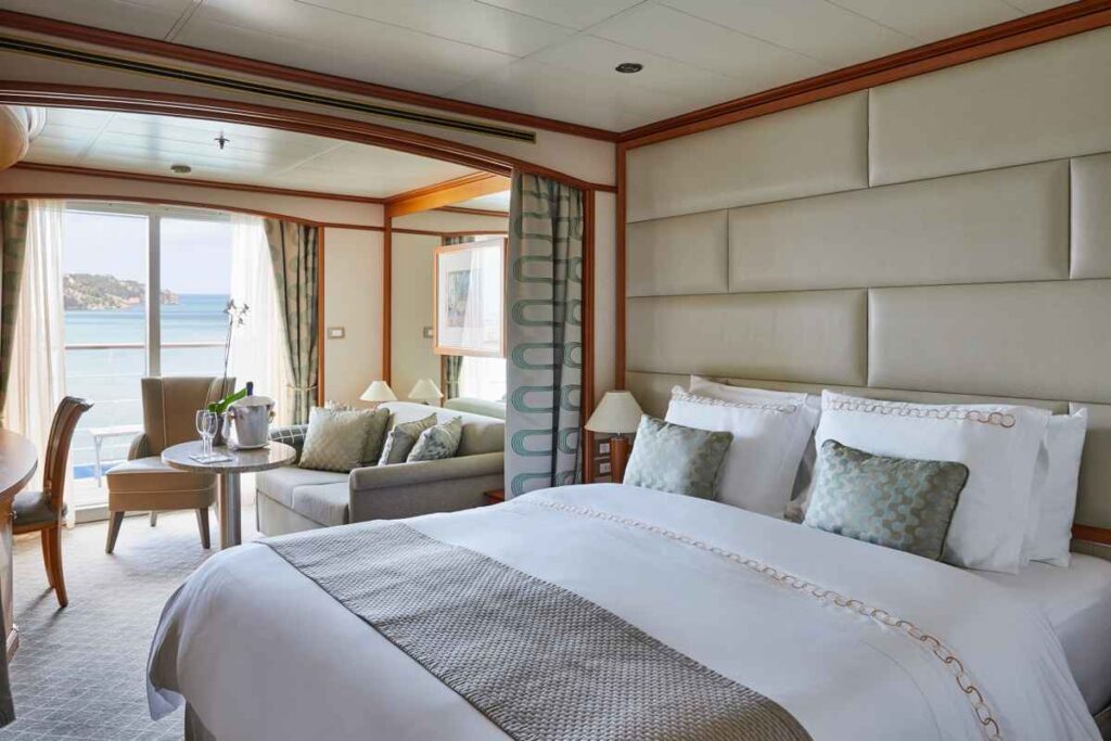 The Veranda Suite on the Silver Whisper Cruise Ship in Alaska