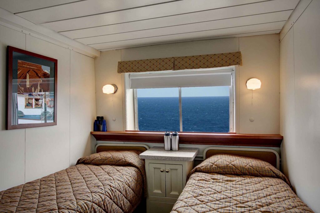 The Wilderness Adventurer small cruise ship in Alaska - Twin Cabin