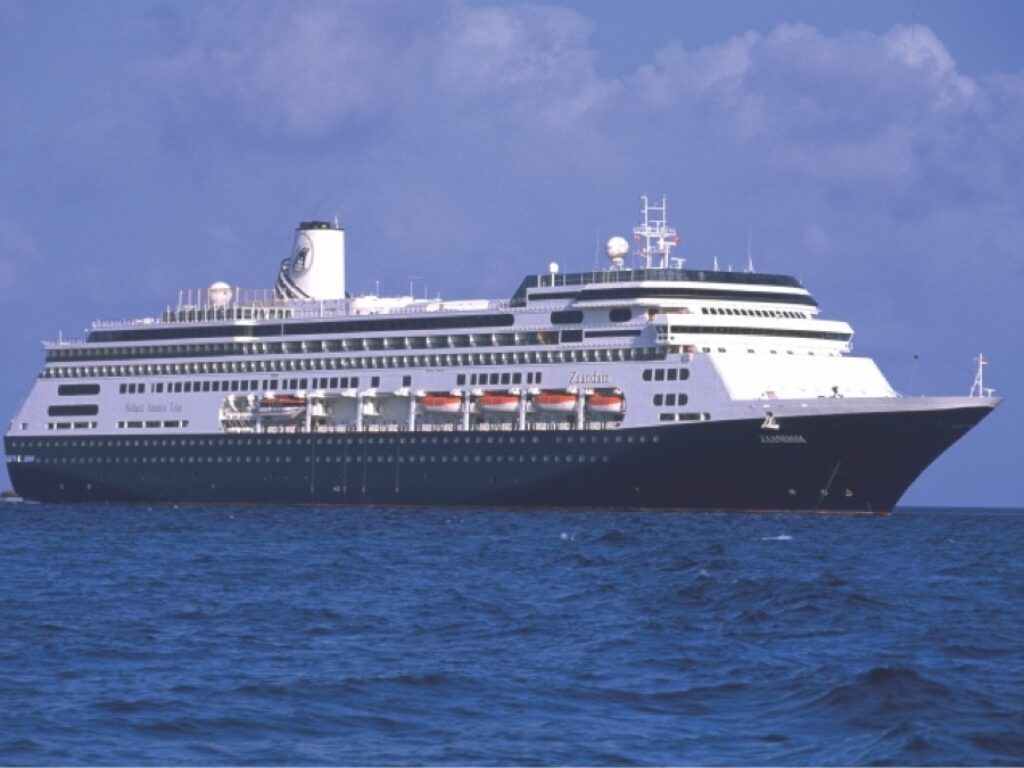 The Zaandam cruise ship