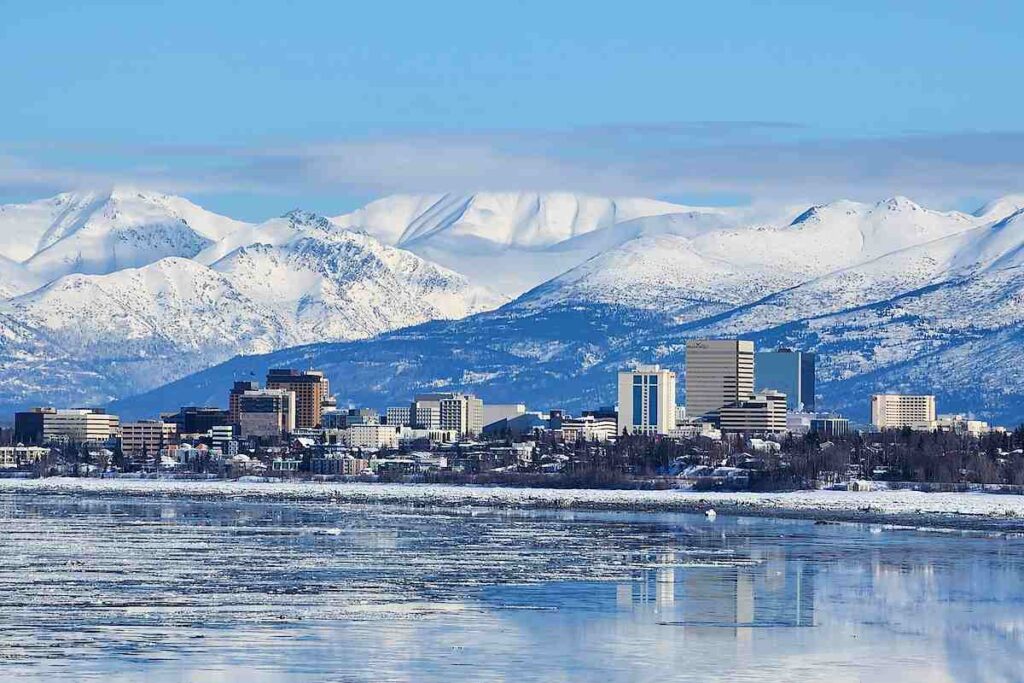 Anchorage in Alaska USA