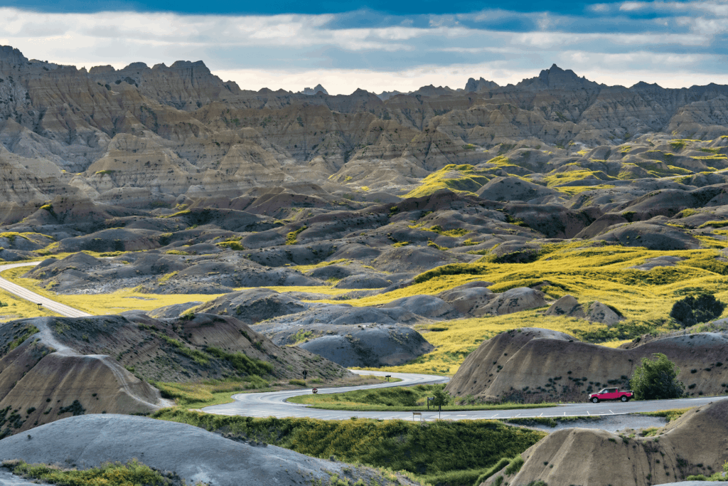 Badlands National Park in South Dakota
