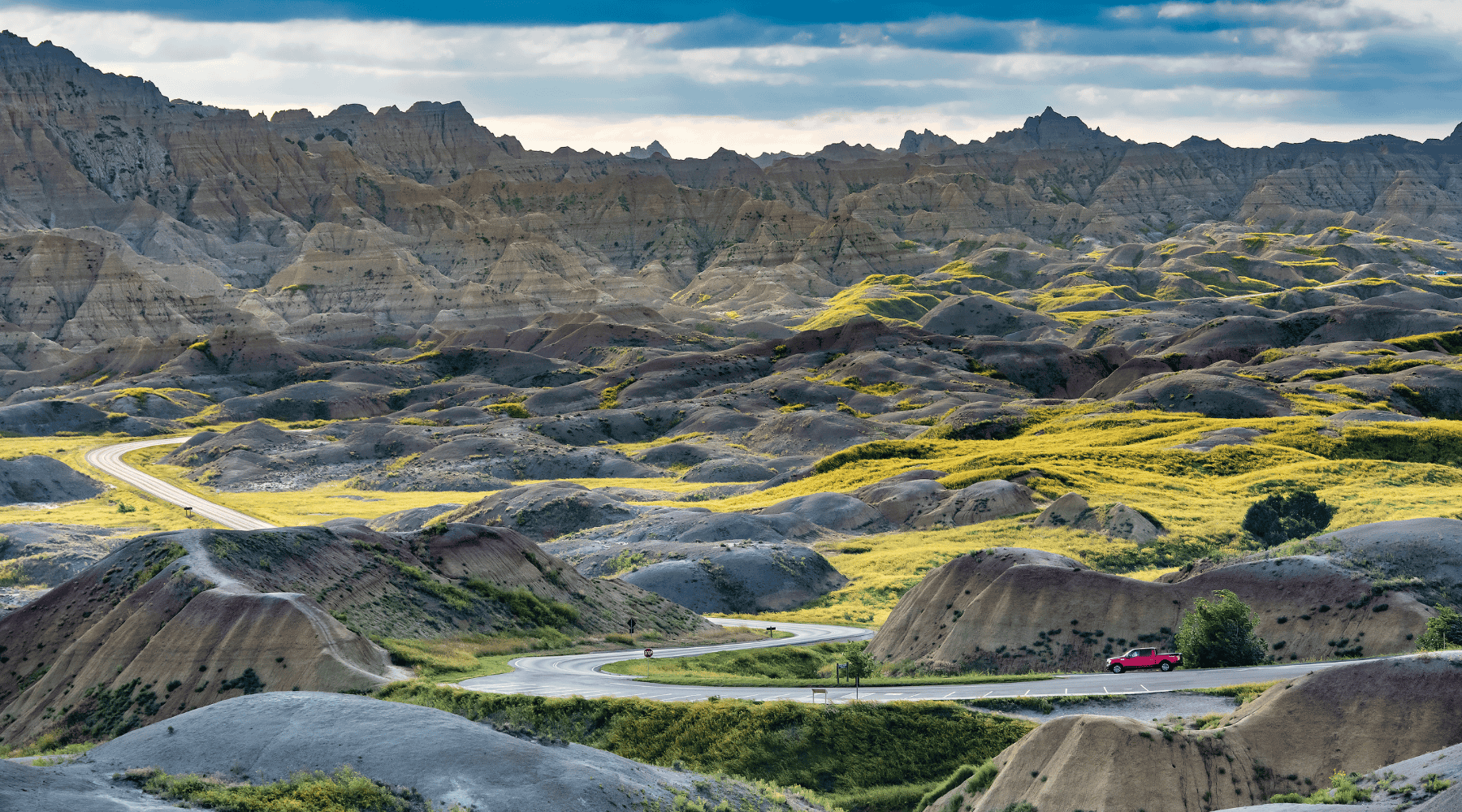 Badlands National Park in South Dakota