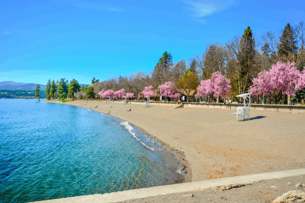 Beach in Coeur D'Alene
