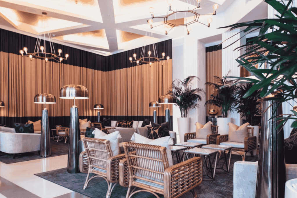 Cadillac Hotel and Beach Club Reception Area