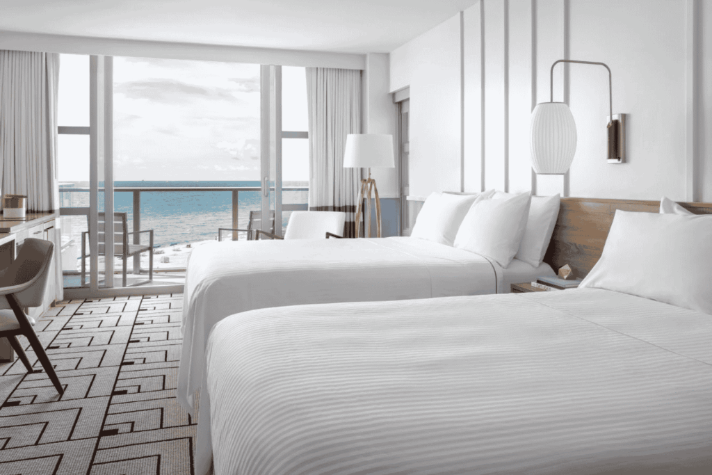 Cadillac Hotel and Beach Club Sea View Double Queen Room