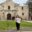 Rebecca Harley, Marketing Manager, in front of The Alamo, San Antonio, Texas, USA