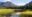 Serenity lake in tundra in Alaska