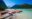 Canoes on the Turquoise waters of Lake Louise in Banff Alberta Canada