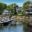 Perkins Cove is a small tidal harbor at the southern end of Ogunquit, connected to the Atlantic and shaped by both nature and human digging