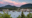 View of Bar Island, a tidal island across from Bar Harbor Maine