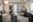 2 Bedroom Executive Suite Living Area Room at Vancouver Airport Marriott Hotel