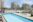Rooftop pool at Vancouve Airport Marriott Hotel